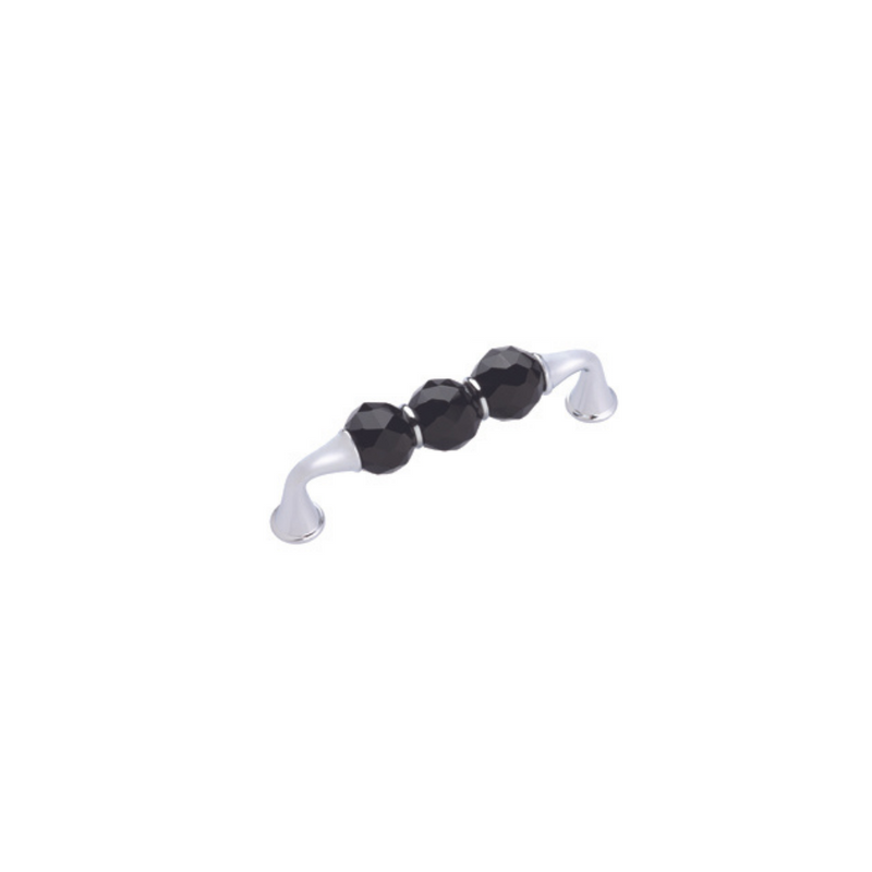 Bebek Black Crystal Drawer Handle