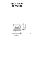 Almira Cabinet Knob (30 x 30 mm)