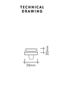 Almira Cabinet Knob (19 x 21 mm)