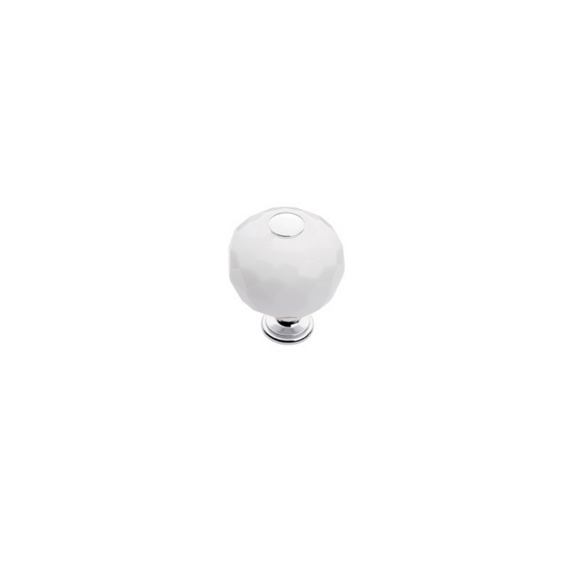 Bebek Cabinet Handle White Crystal No.2