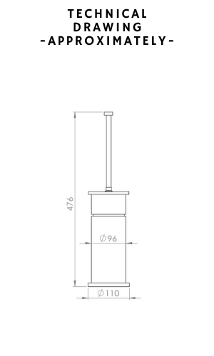Vista D'oro Bloss Toilet Brush - Hentell